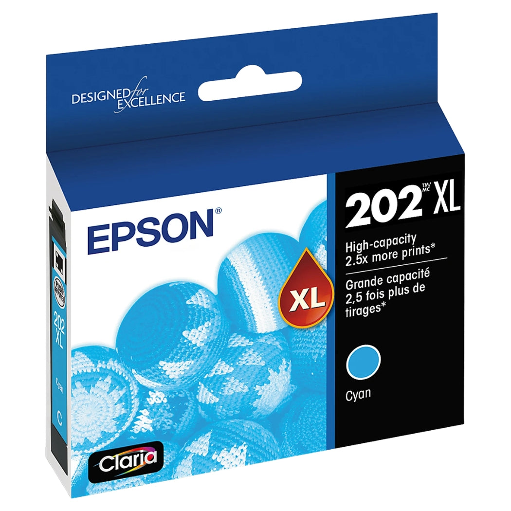 New, Pre-Owned - Epson 202XL High Capacity Cyan Ink Cartridge
