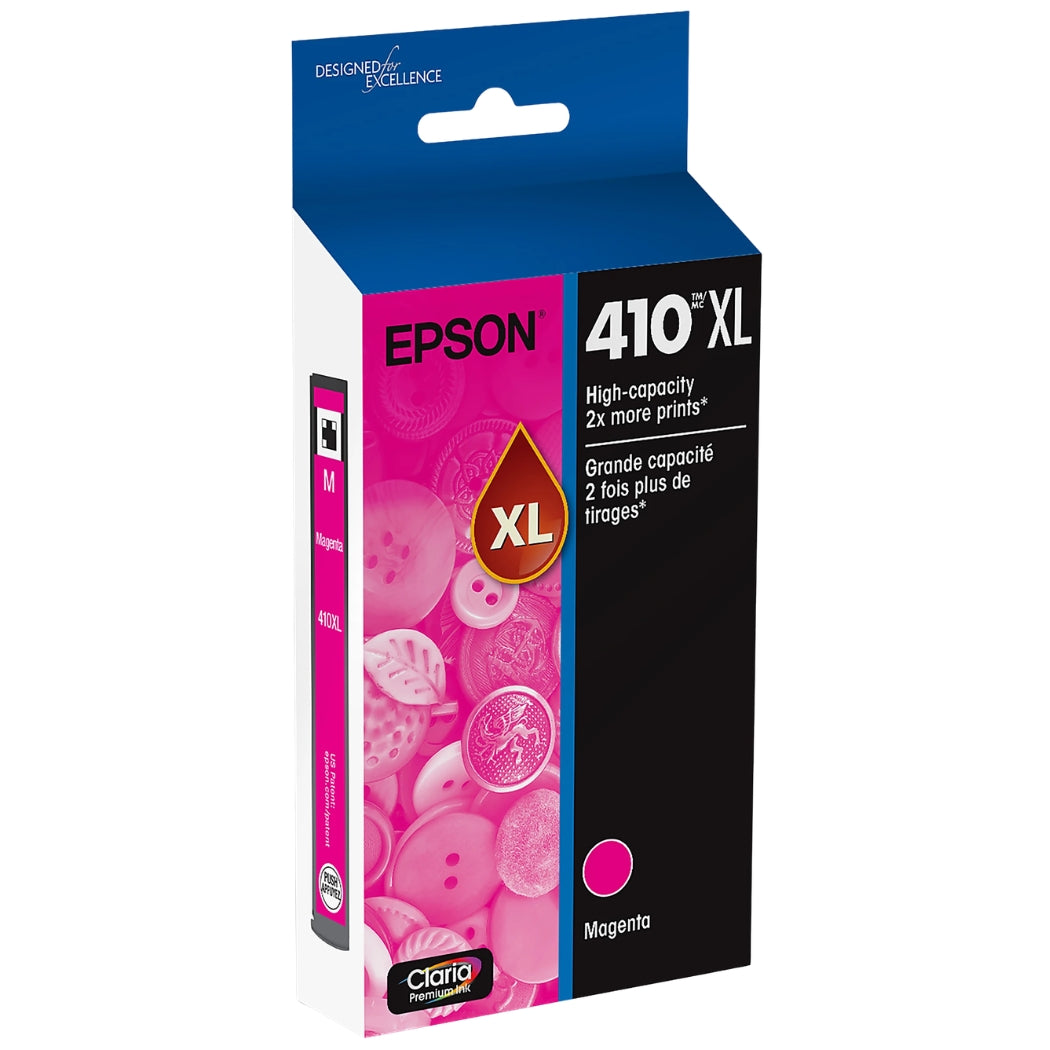 New, Pre-Owned - Epson 410XL Claria Premium High-Yield Magenta Ink Cartridge, T410XL