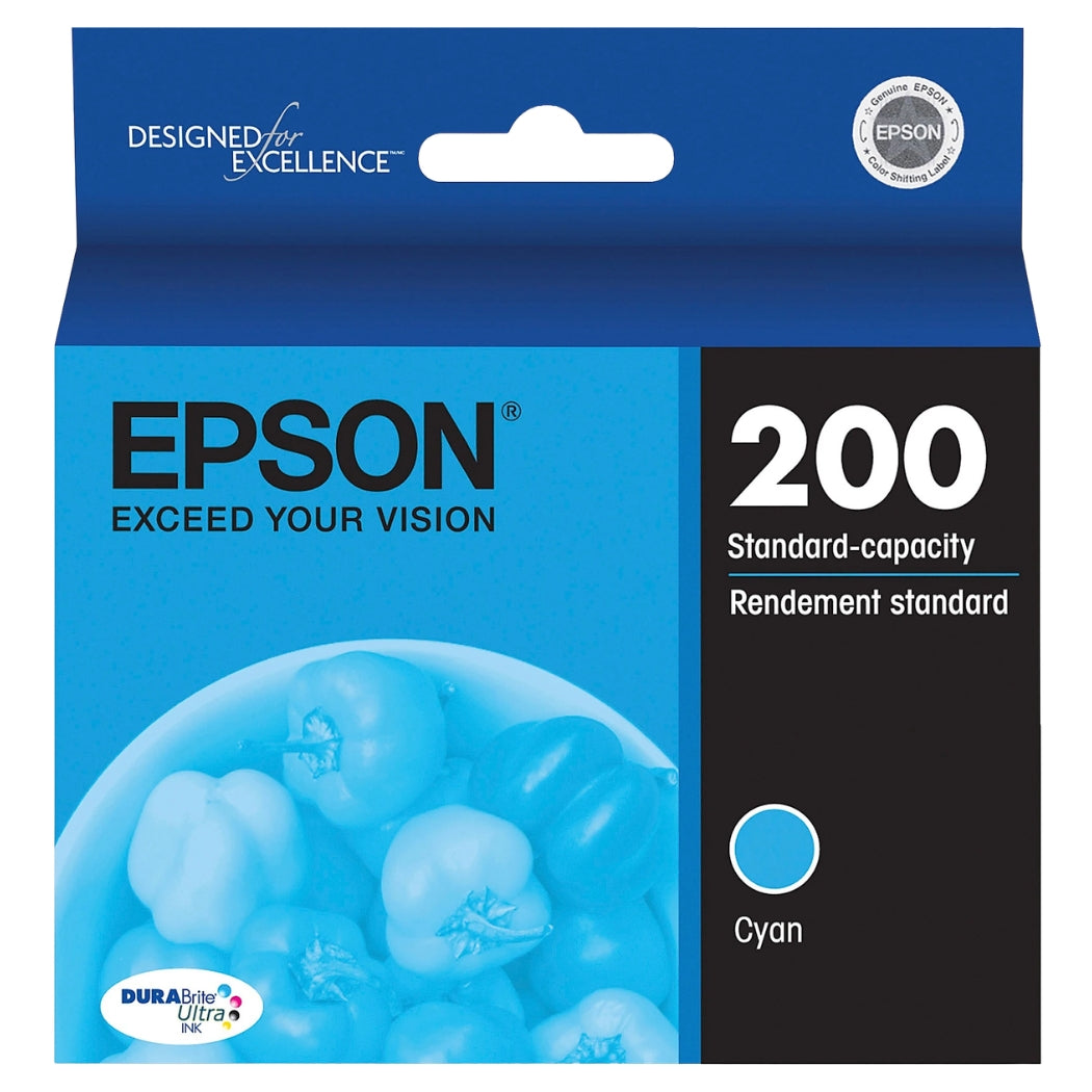New, Pre-Owned - Epson 200 Standard Yield Cyan Ink Cartridge