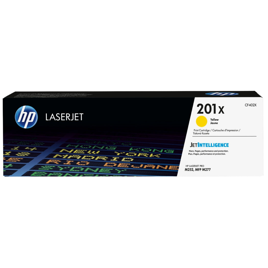 New, Pre-Owned - HP 201X High-Yield Yellow LaserJet Toner Cartridge, CF402X