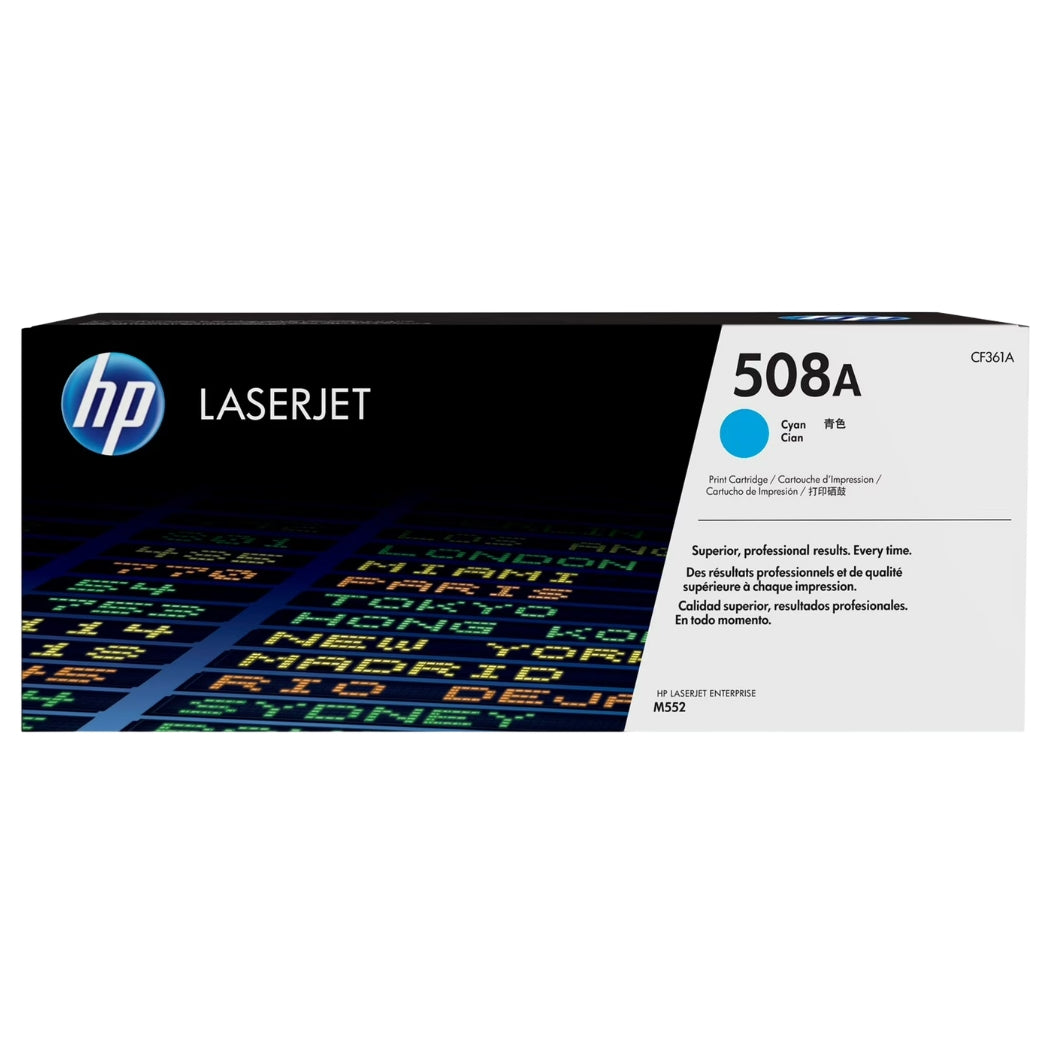 New, Pre-Owned - HP 508A Standard Yield Cyan LaserJet Toner Cartridge, CF361A
