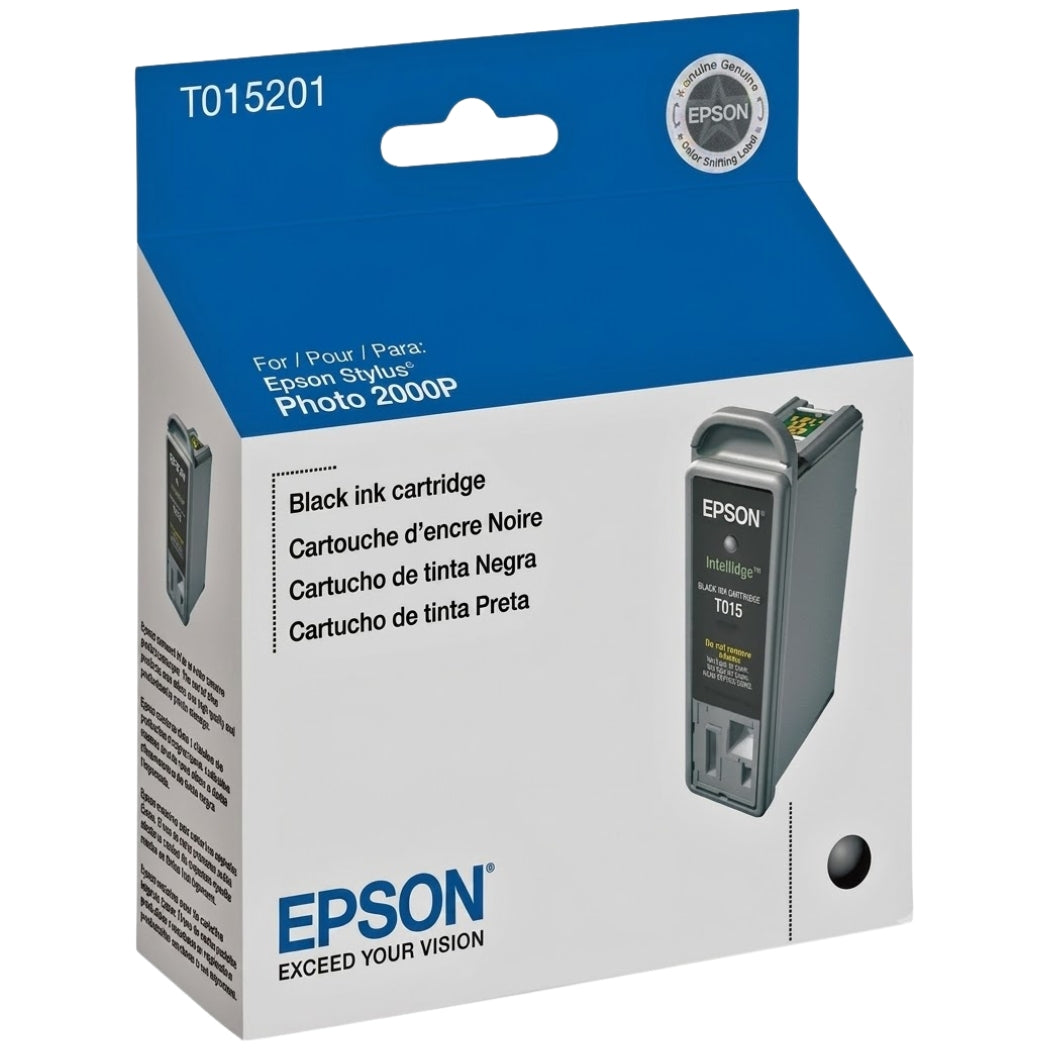 New, Pre-Owned - Epson T015 Black Ink Cartridge, T015201
