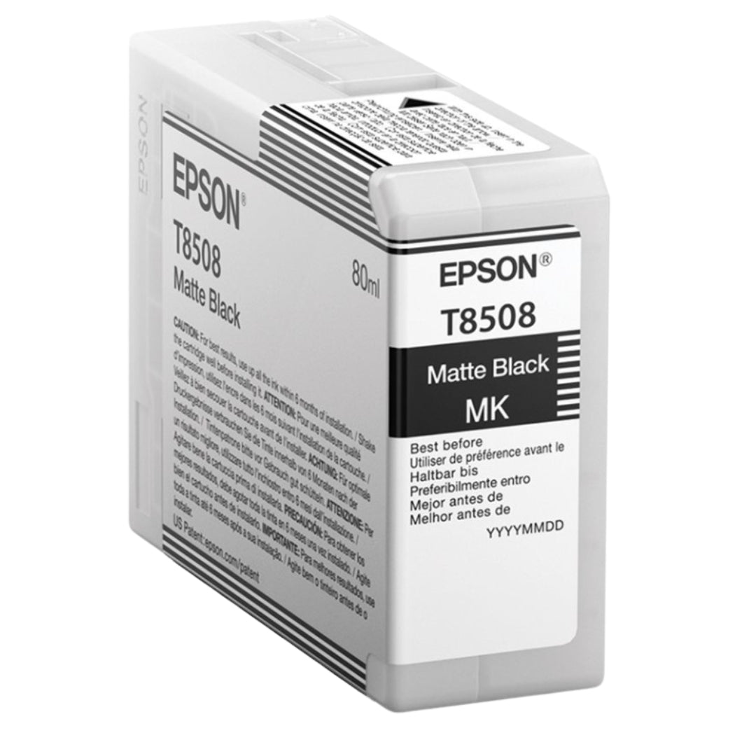 New, Pre-Owned - Epson 80ml UltraChrome HD Matte Black Ink Cartridge, T850800