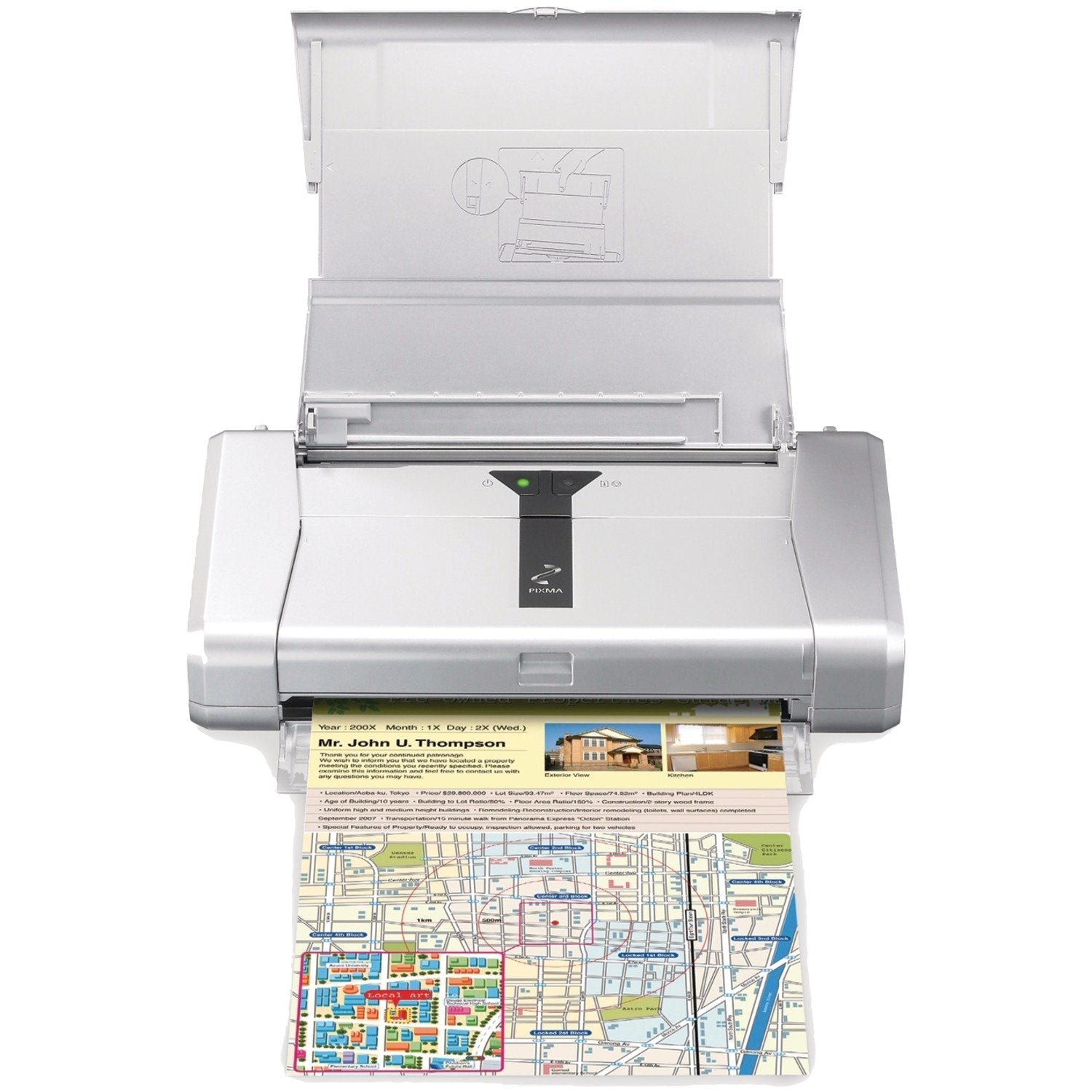 New, Pre-Owned - Canon PIXMA iP100 Compact Color Inkjet Photo Printer, 1446B002