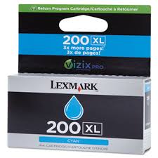 New, Pre-Owned - Lexmark 200xl High Yield Cyan Ink Cartridge, 14L0175