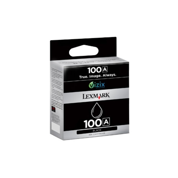 New, Pre-Owned - Lexmark 100A Standard-Yield Black Inkjet Cartridge, 14N0918