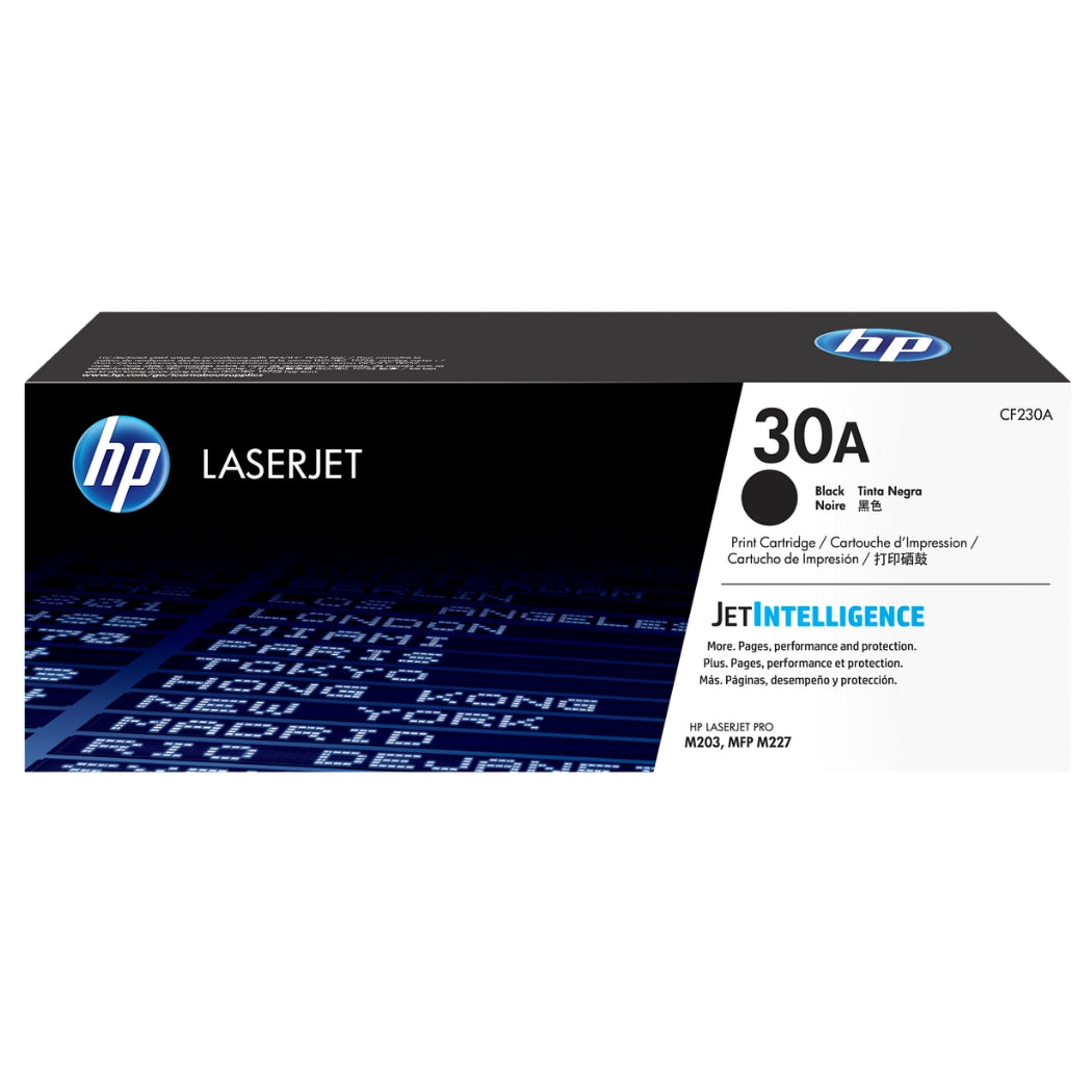 New, Pre-Owned - HP 30A Standard-Yield Black Laser Toner Cartridge, CF230A