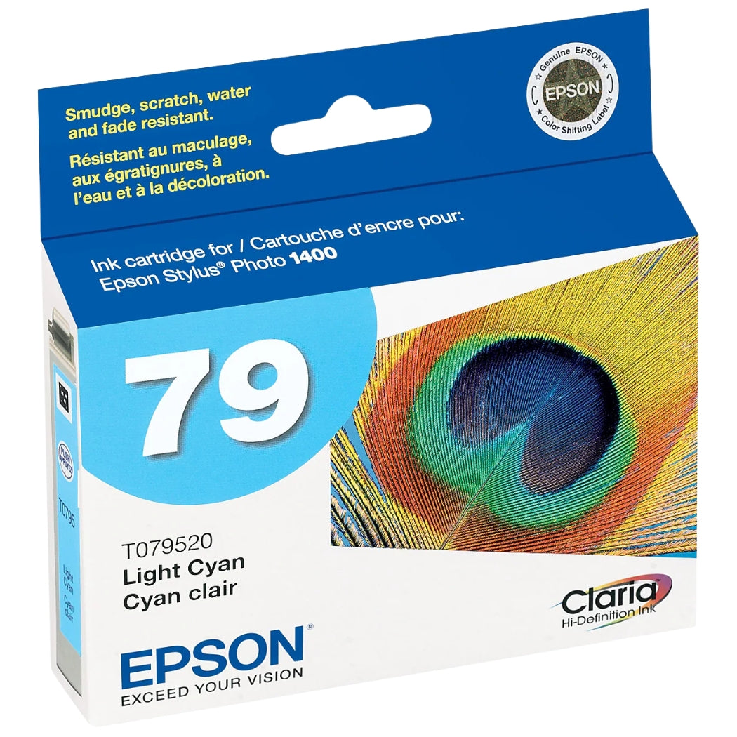 New, Pre-Owned - Epson 79 Light Cyan (T0795) Ink Cartridge