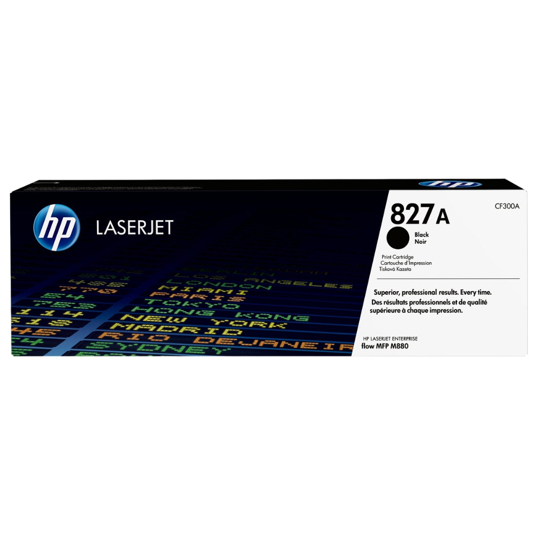 New, Pre-Owned - HP 827A Standard-Yield Black Laser Toner Cartridge, CF300A