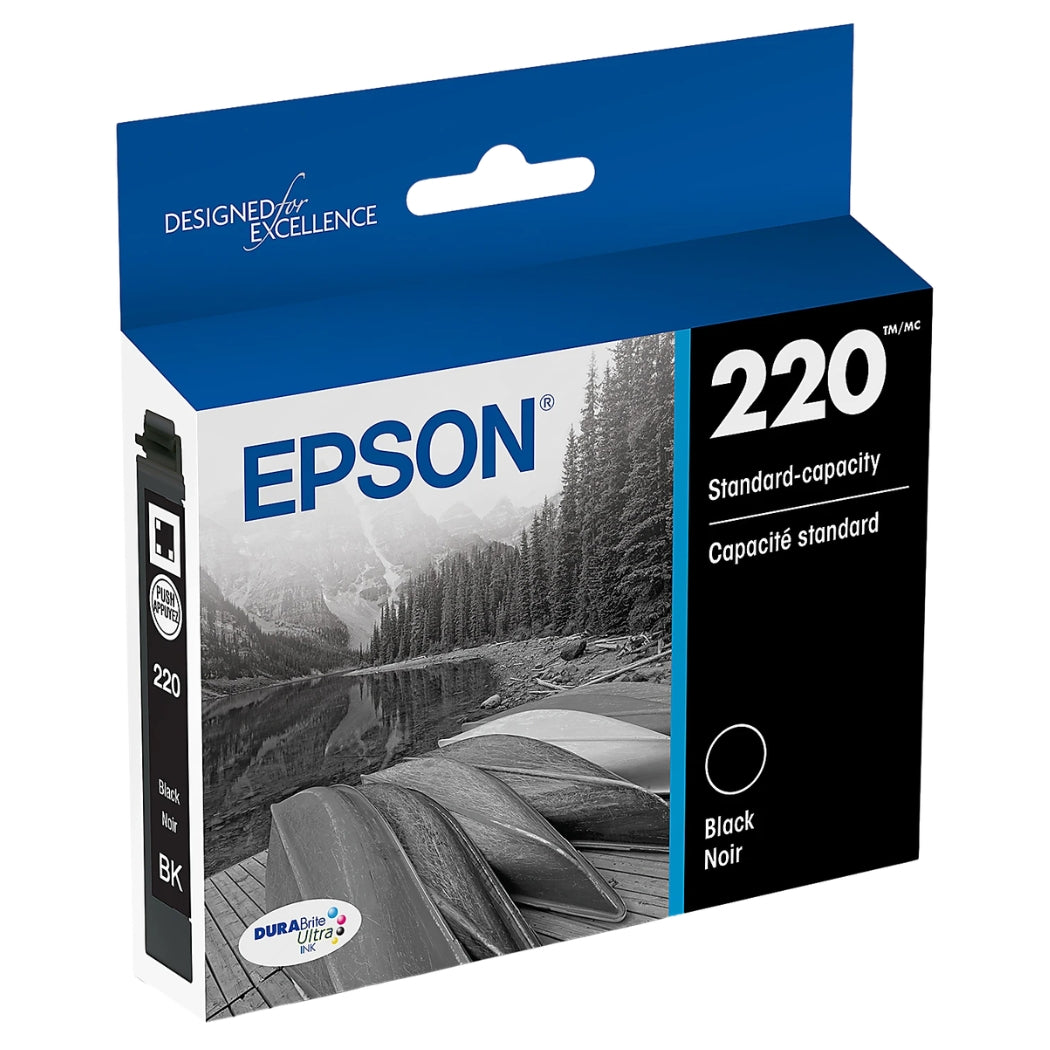 New, Pre-Owned - Epson 220 Standard-capacity Black Ink Cartridge