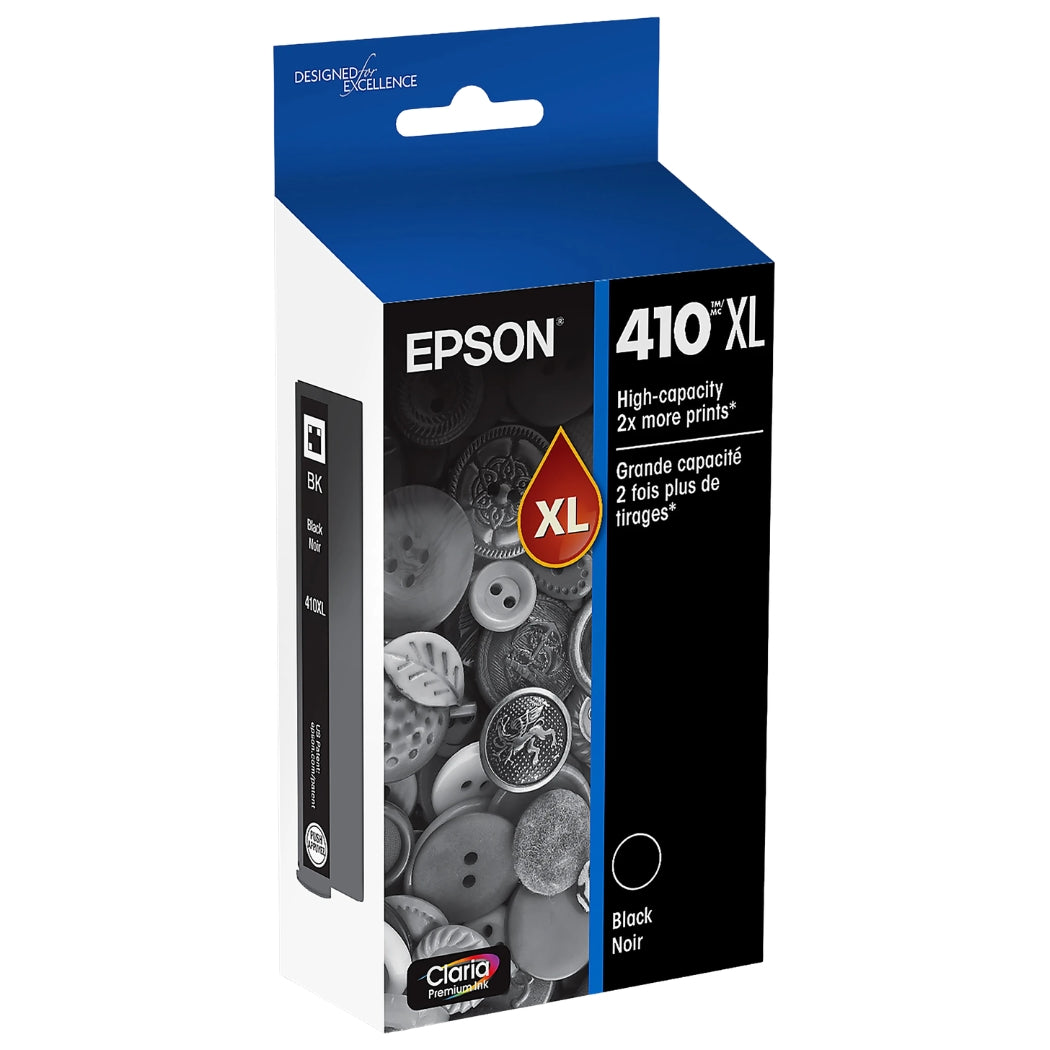 New, Pre-Owned - Epson 410XL Claria Premium High-Yield Black Ink Cartridge