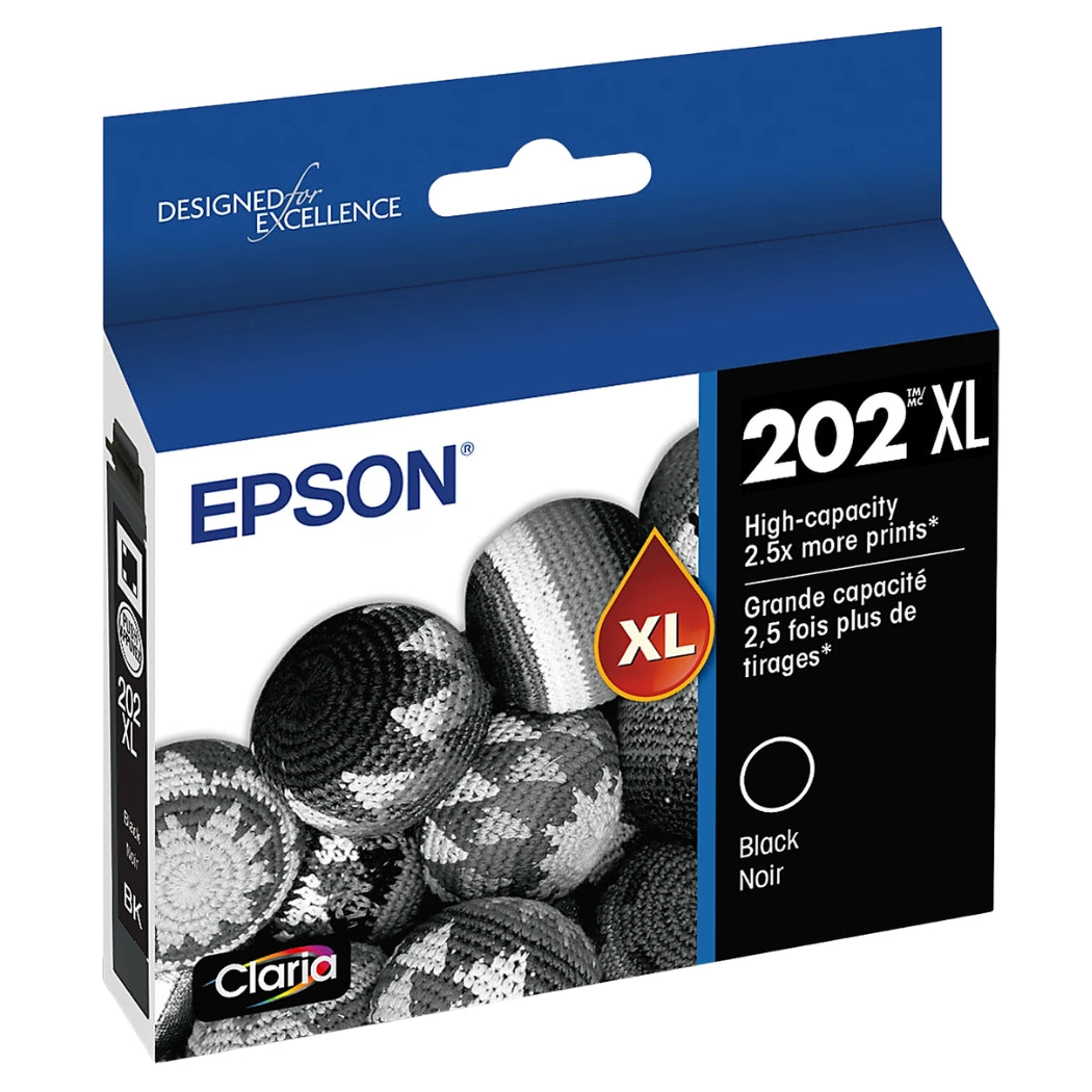 New, Pre-Owned - Epson 202XL High Capacity Black Ink Cartridge