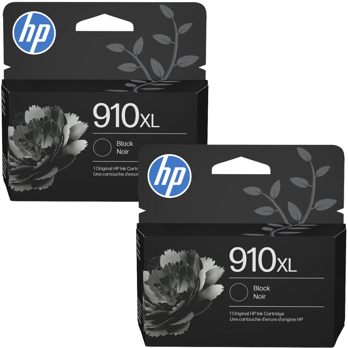 New, Pre-Owned - HP 910XL (3JB42BN) Black High Yield Ink Cartridge-2 Pack