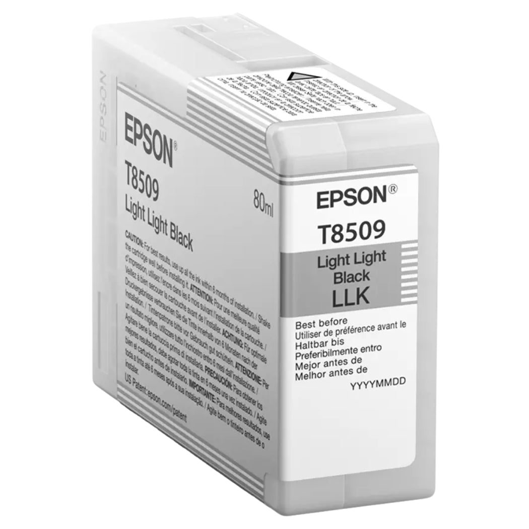 New, Pre-Owned - Epson 80ml UltraChrome HD Light Light Black Ink Cartridge, T850900