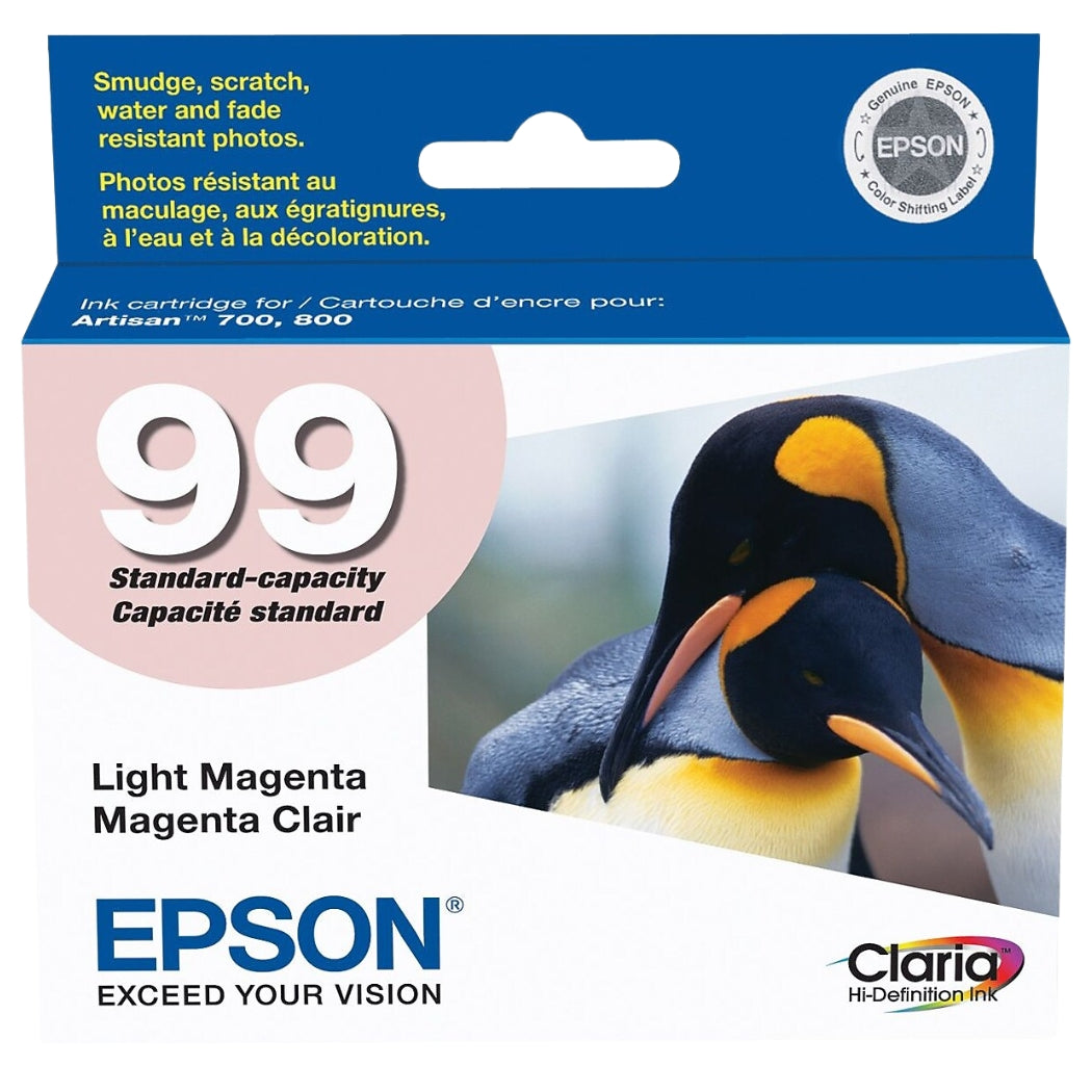 New, Pre-Owned - Epson 99 Light Magenta Ink Cartridge, T0996