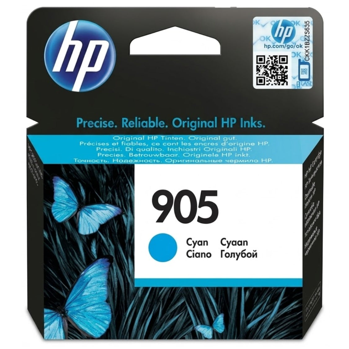 New, Pre-Owned - HP 905 (T6l89AA) Standard Yield Cyan Ink Cartridge
