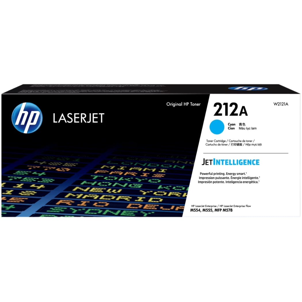 New, Pre-Owned - HP 212A Standard Yield Cyan Toner Cartridge, W2121A