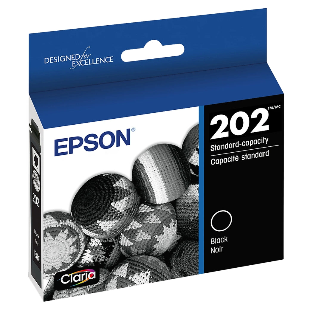 New, Pre-Owned - Epson T202 Standard Capacity Black Claria Ink Cartridge