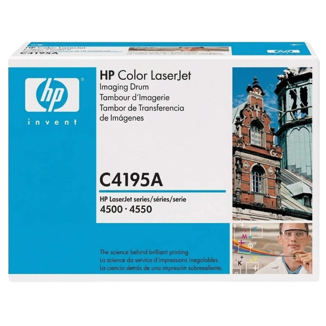 New, Pre-Owned - HP 640A Black and Color Drum Kit LaserJet Toner Cartridge, C4195A