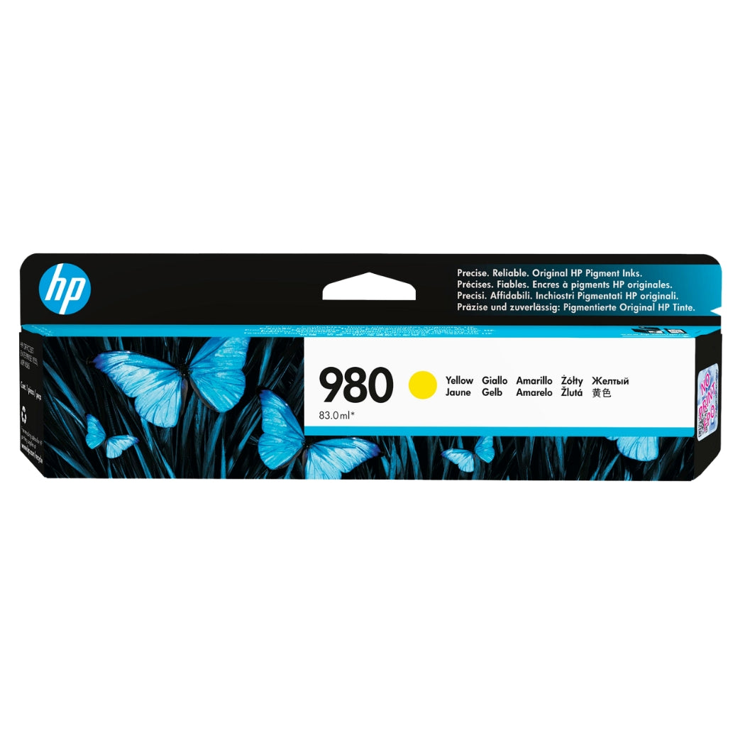 New, Pre-Owned - HP 980 Yellow D8j09a Ink Cartridge