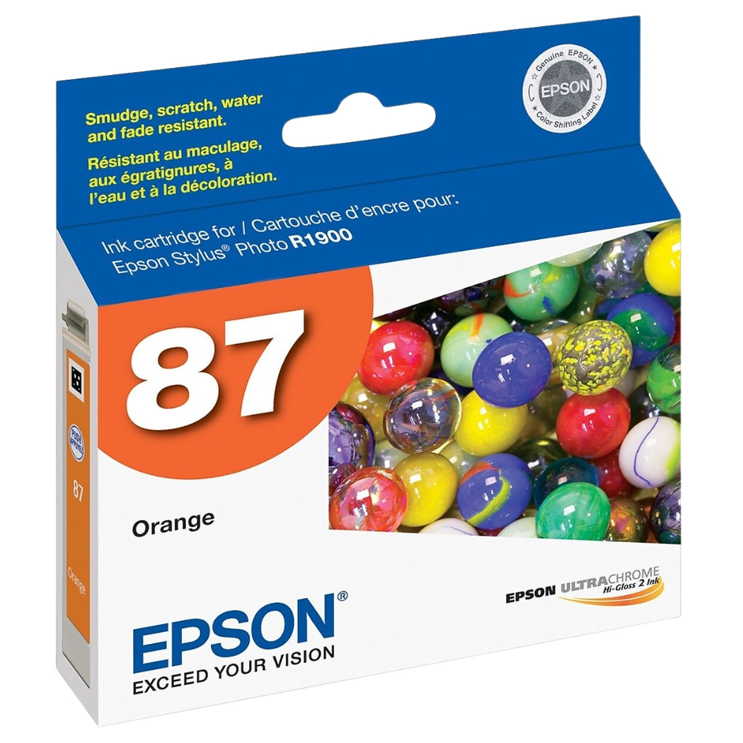 New, Pre-Owned - Epson 87 (T0879) Orange Ink Cartridge