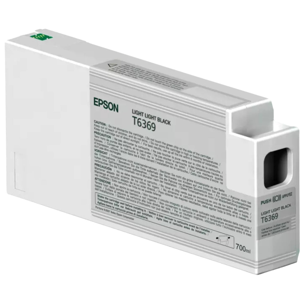 New, Pre-Owned - Epson T6369 Light Light Black Ink Cartridge, T636900