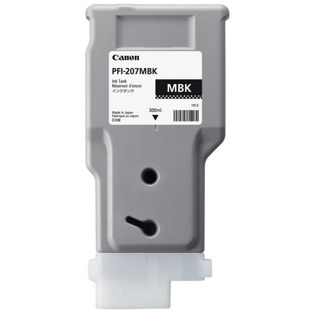 New, Pre-Owned - Canon PFI-207 300mL Matte Black Ink Cartridge