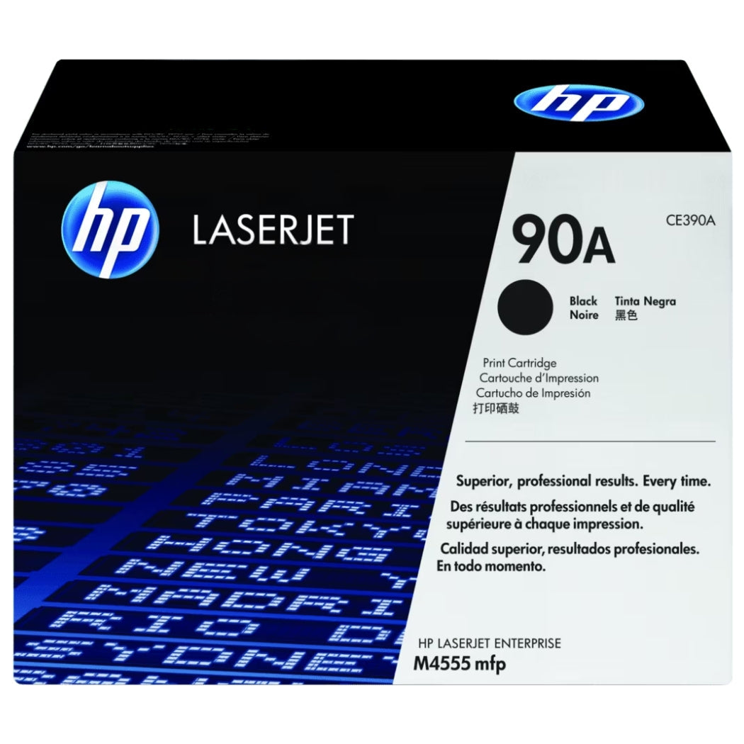 New, Pre-Owned - HP 90A Black LaserJet Toner Cartridge, CE390A
