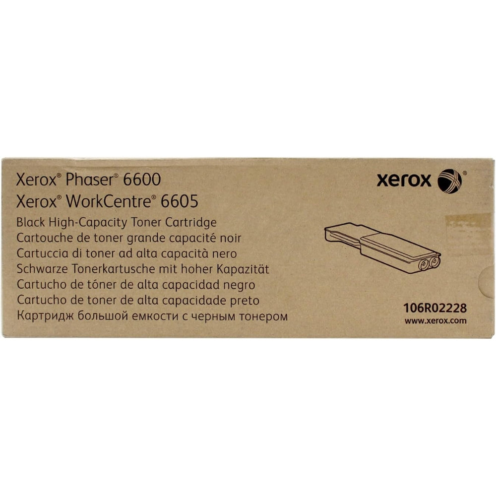 New, Pre-Owned - Xerox Work Center 6600 High Yield Black Toner Cartridge, 106R02228