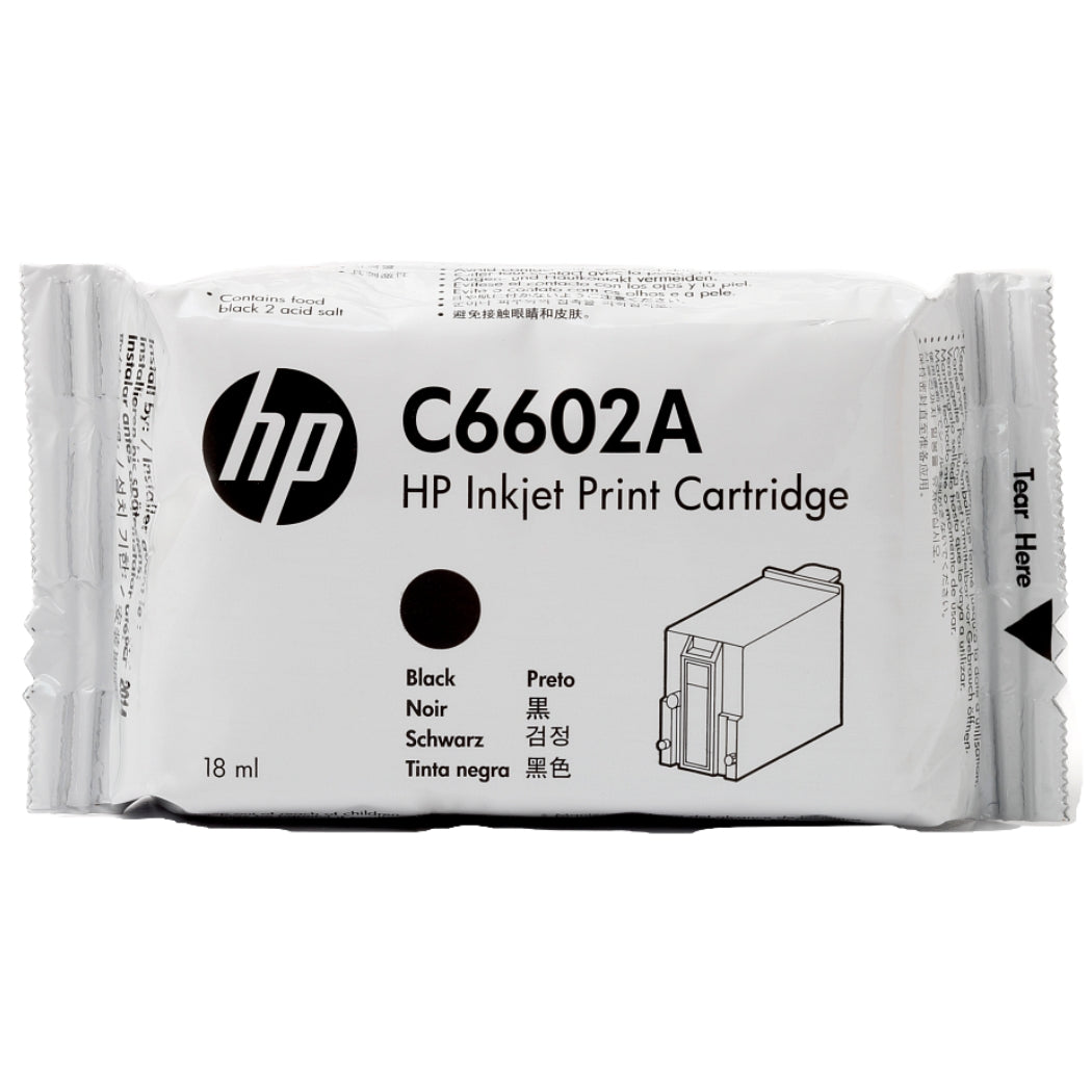 New, Pre-Owned - HP C6602A Black Ink Cartridge