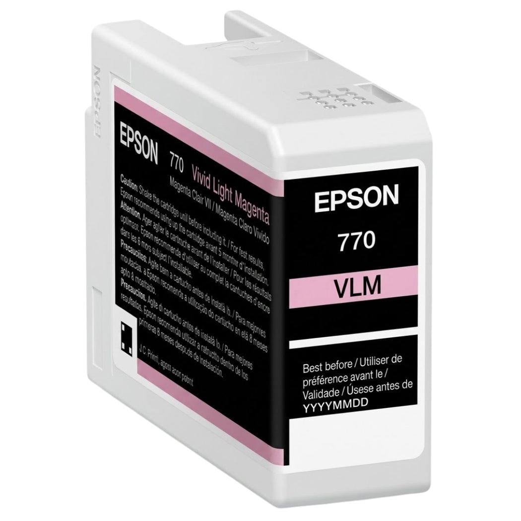 New, Pre-Owned - Epson 770 Standard Yield Light Magenta Ink Cartridge, T770920
