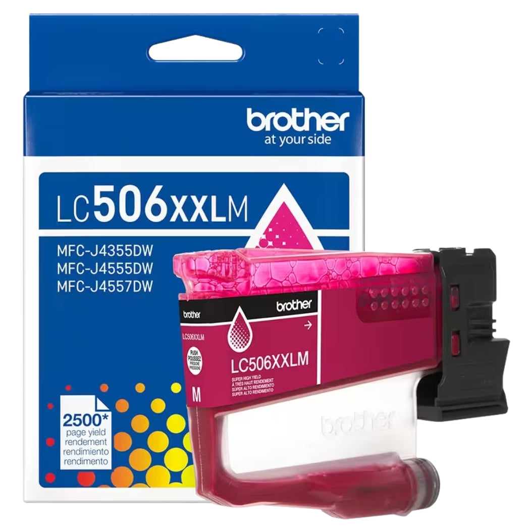 New, Pre-Owned - Brother LC506XXL Extra High Yield Magenta Ink Cartridge