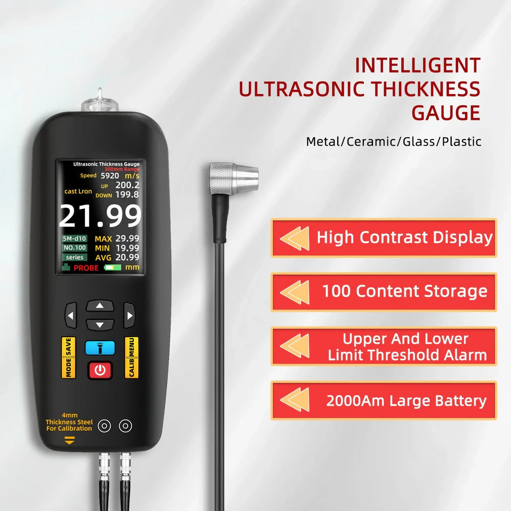 BSIDE T7 Ultrasonic Thickness Gauge for Metal & Glass