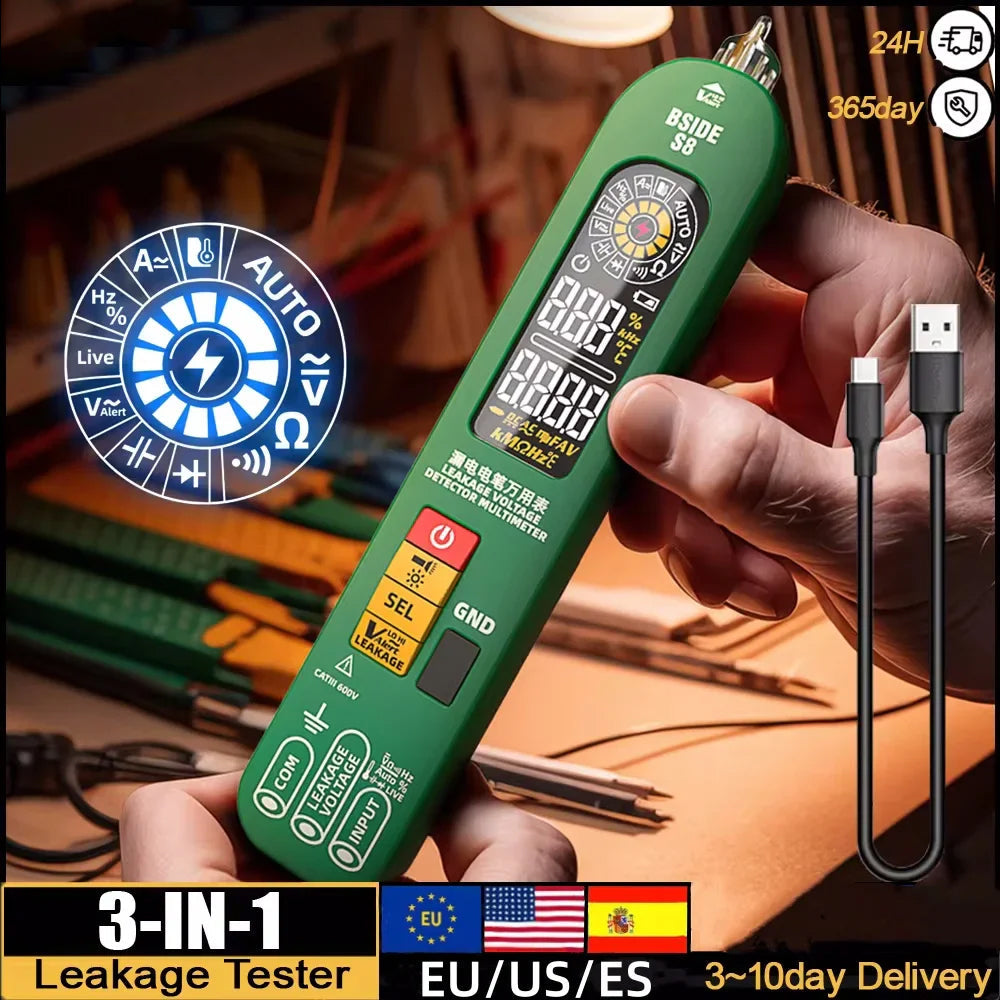BSIDE S8 Smart Digital Multimeter with Auto/Manual Mode
