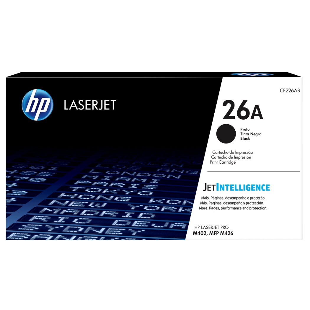 New, Pre-Owned - HP 26A Black LaserJet Toner Cartridge, CF226A