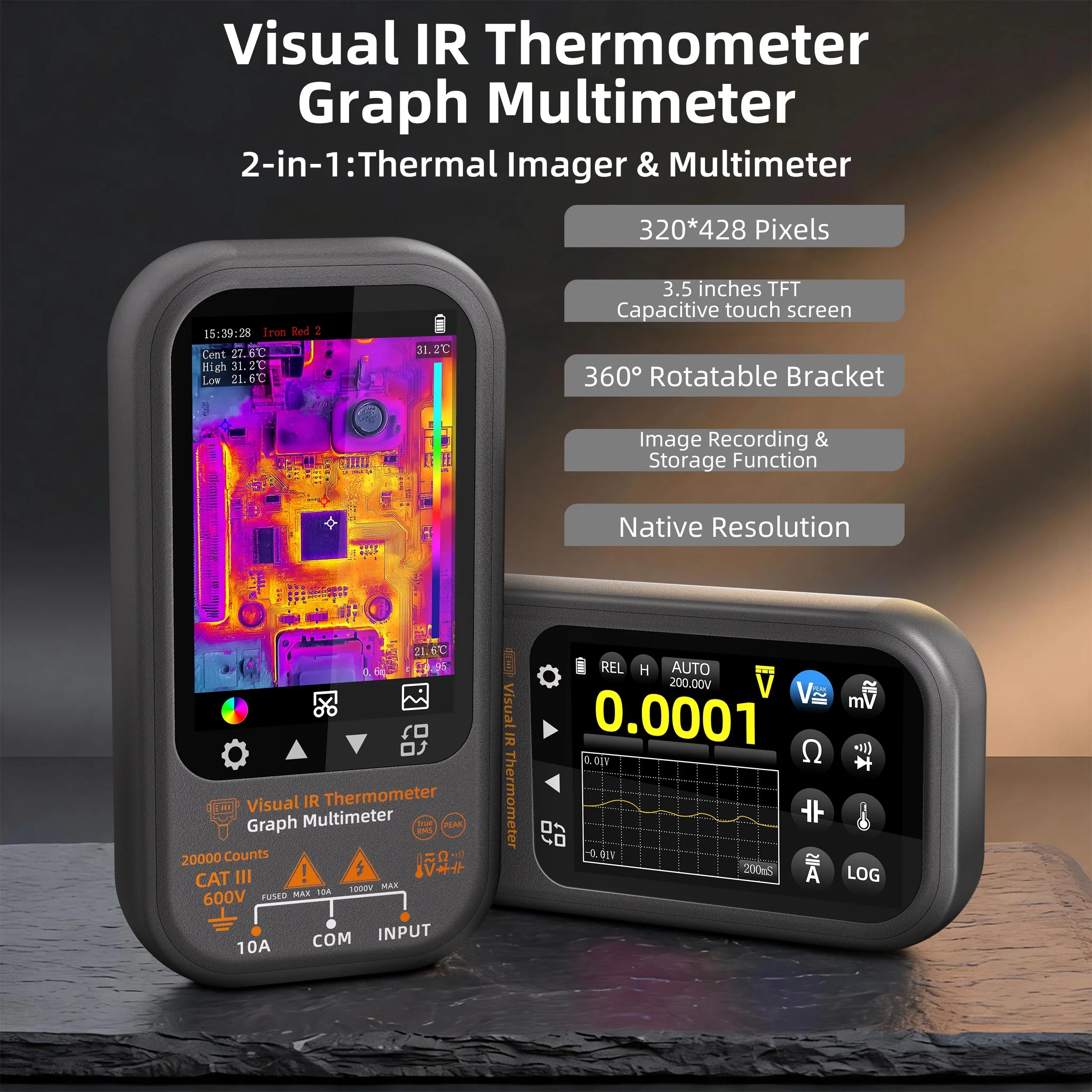 BSIDE SH8 Professional Thermal Multimeter with Macro Lens