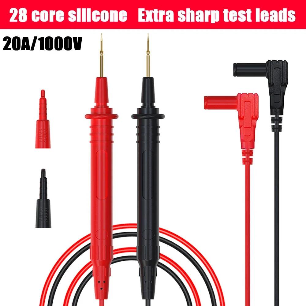 BSIDE Professional Multimeter Alligator Clip Test Leads