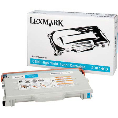 New, Pre-Owned - Lexmark 20K1400 High Yield Cyan Toner Cartridge