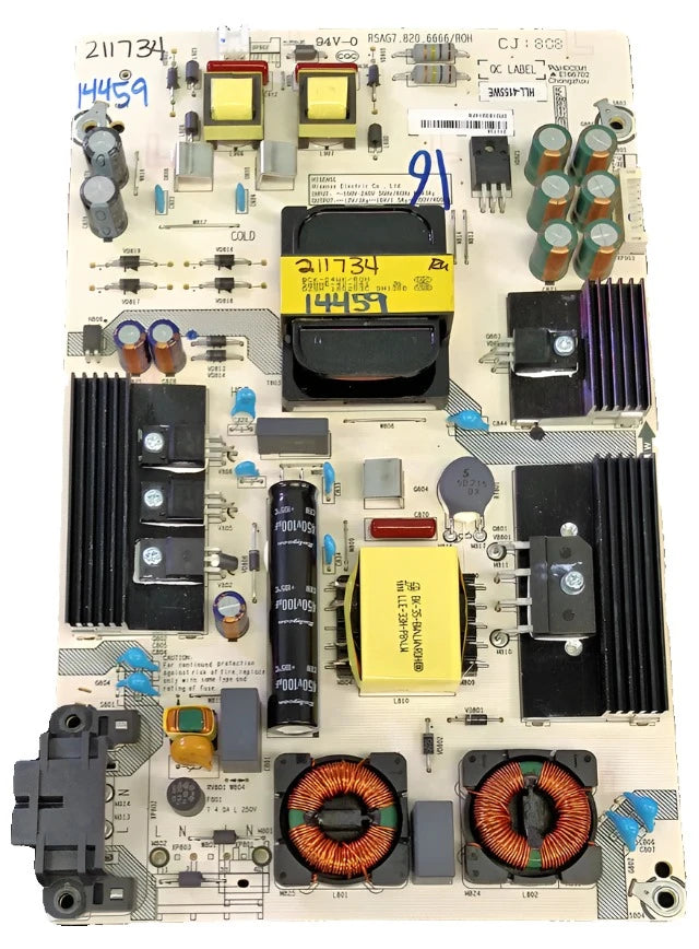 Hisense 211734 Power Supply / LED Board
