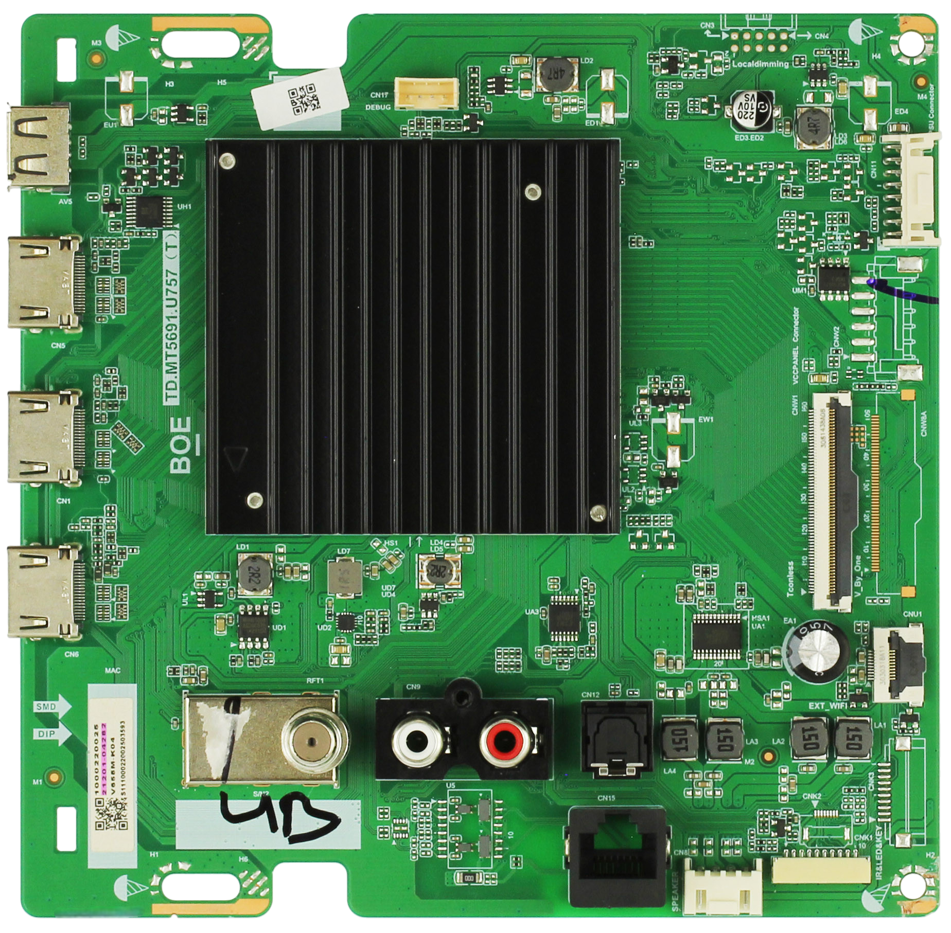 Vizio 21201-04282 Main Board for V655M-K04 (Serial LBSFM9NZ)