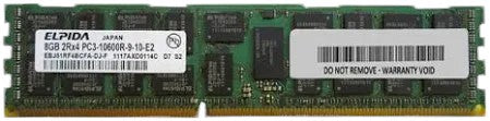 Elpida EBJ81RF4BCFA-DJ-F - 8GB DDR3 PC3-10600 ECC memory ram