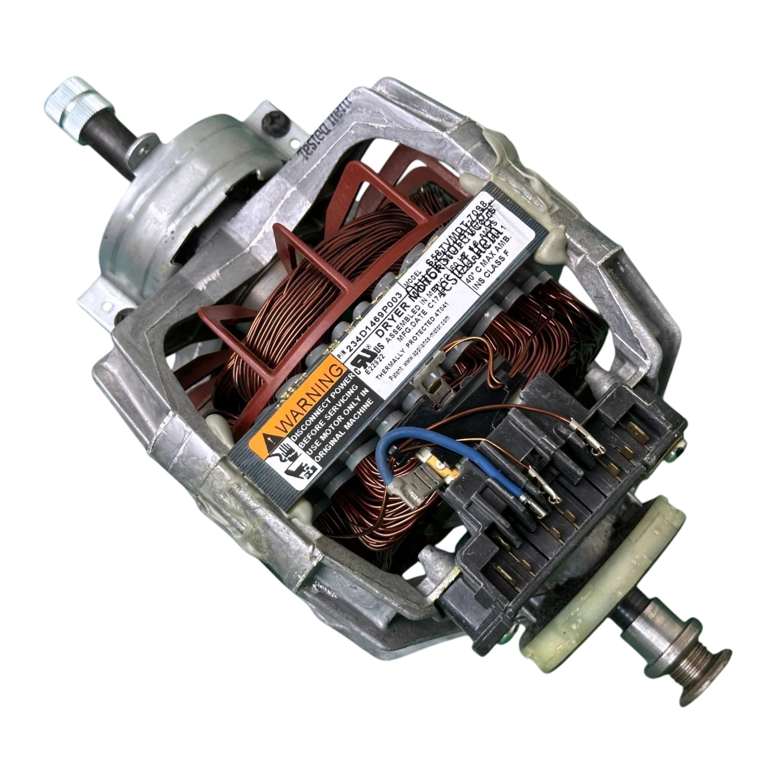 GE Dryer Motor WE17X22215 234D1469P003 WE17X22214