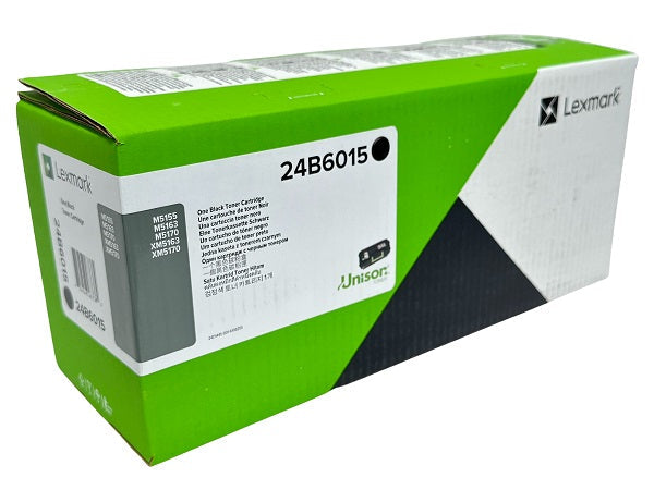 New, Pre-Owned - Lexmark 24B6015 Black Toner Cartridge