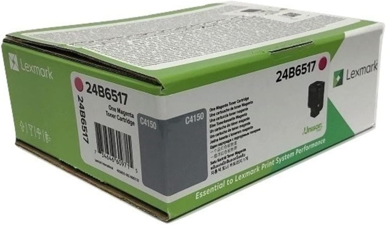 New, Pre-Owned - Lexmark C4150 High Yield Magenta Toner Cartridge, 24B6517