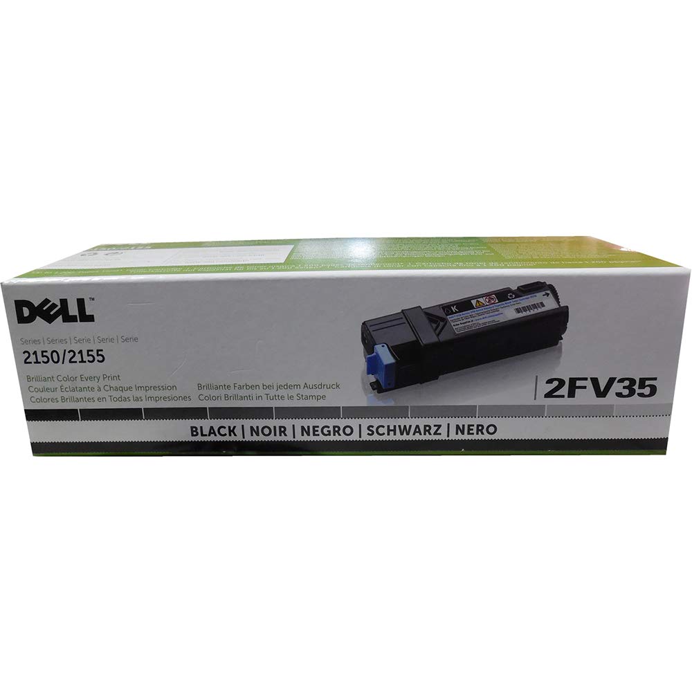 New, Pre-Owned - Dell 2150/2155 Black Toner Cartridge, 2FV35