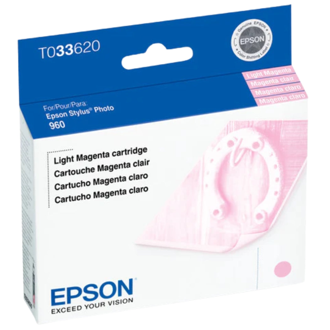 New, Pre-Owned - Epson T0336 Standard-Yield Light Magenta Ink Cartridge, T033620