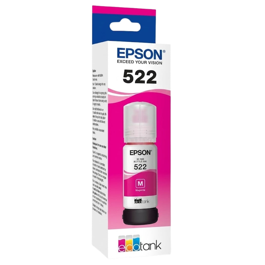 New, Pre-Owned - Epson 522 High-Yield Magenta Ink Cartridge, T522320