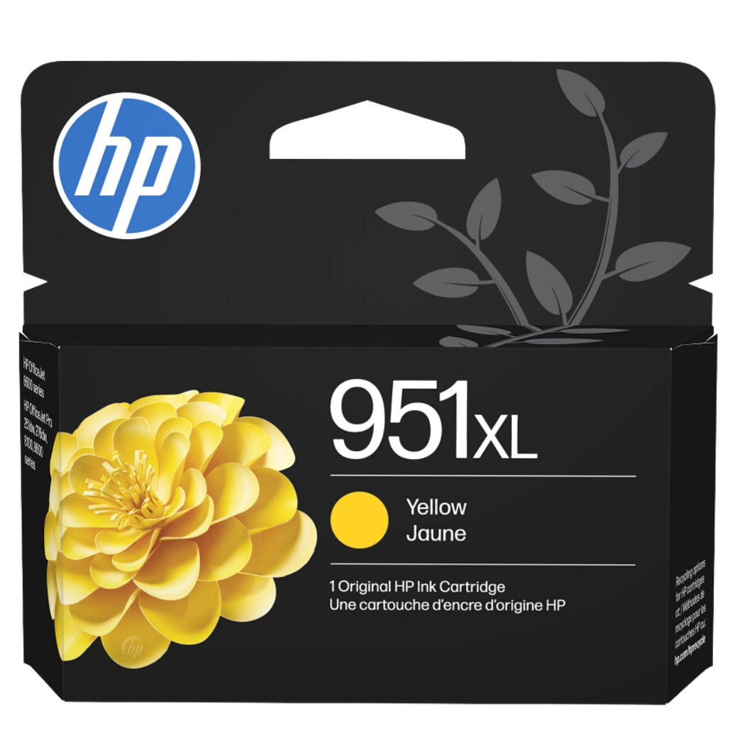 New, Pre-Owned - HP 951XL (CN048AN) Yellow Ink Cartridges