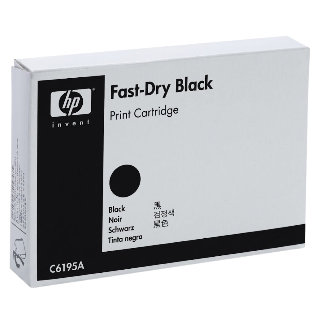 New, Pre-Owned - HP C6195A Fast Dry Black Ink Cartridges
