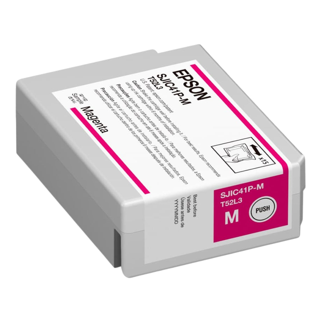 New, Pre-Owned - Epson T52L3 High Yield Magenta Ink Cartridge, SJIC41P-N